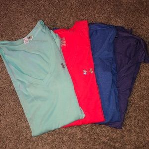 Under Armour Tops - Lot of 4 Under Armour Workout Shirts Under Armour Tops - Lot of 4 Under Armour Workout Shirts